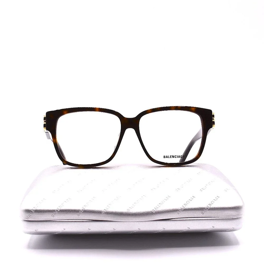 NEW BALENCIAGA BB0104O 002 HAVANA AUTHENTIC EYEGLASSES FRAME - Picture 8 of 15